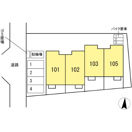 ロイヤル神木の区画図