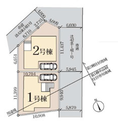 【区画図】 | 千葉市中央区千葉寺町　新築分譲住宅２号棟 | 千葉市中央区千葉寺町　２号棟