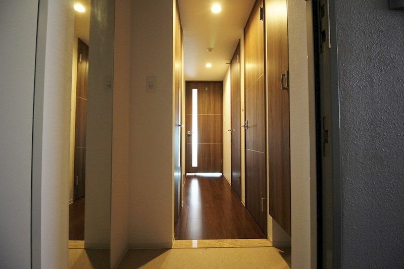 セイワパレス玉造上町台の玄関