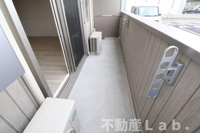 アクアフェリーチェ　A棟のバルコニー