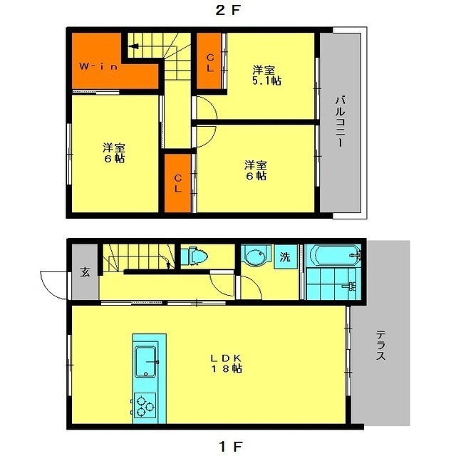フォレスト春日の間取り