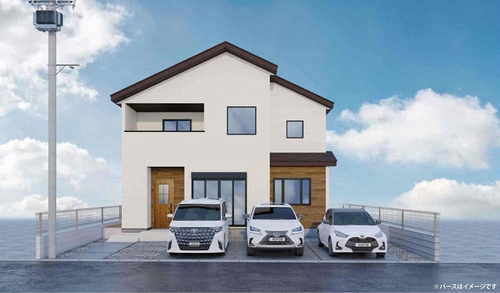 【外観パース】 | 【仲介手数料０円】相模原市中央区東淵野辺4期　新築一戸建て | 【仲介手数料０円】相模原市中央区東淵野辺4期　新築一戸建て