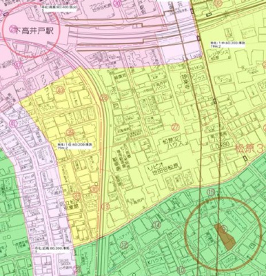 【地図】 | 下高井戸土地 | 下高井戸駅南口徒歩５分