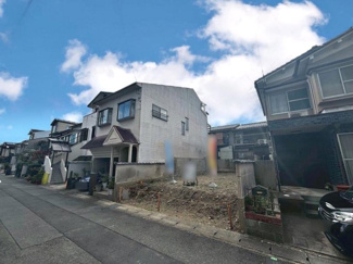 【前面道路含む現地写真】 | 右京区嵯峨新宮町　建築条件付