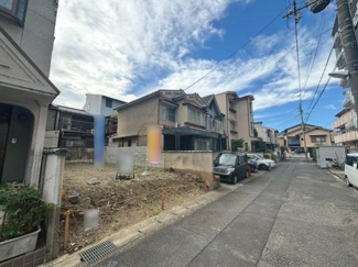 【前面道路含む現地写真】 | 右京区嵯峨新宮町　建築条件付
