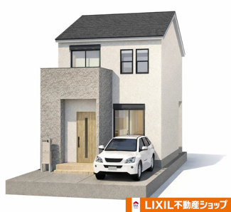 【外観パース】 | 右京区嵯峨新宮町　建築条件付 | 《参考プランイメージパース》
