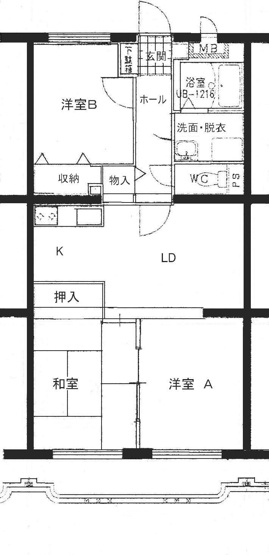 【間取り】 | ユーミーハイツ | ユーミーハイツの間取り