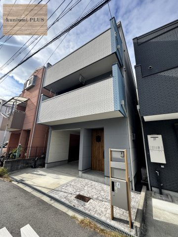 大阪市城東区今福南2丁目の前面道路含む現地写真