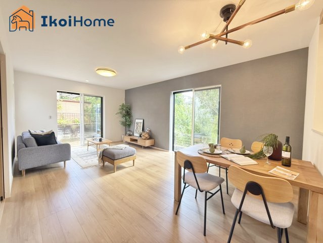 神戸市第4西区桜が丘東町4丁目　新築戸建の居間・リビング|同社施工事例です●年中無休：当日予約可●弊社独自の「自己資金0円プラン」もあります。ご利用下さい