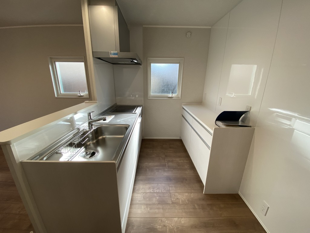 松ノ内町戸建 南側のキッチン