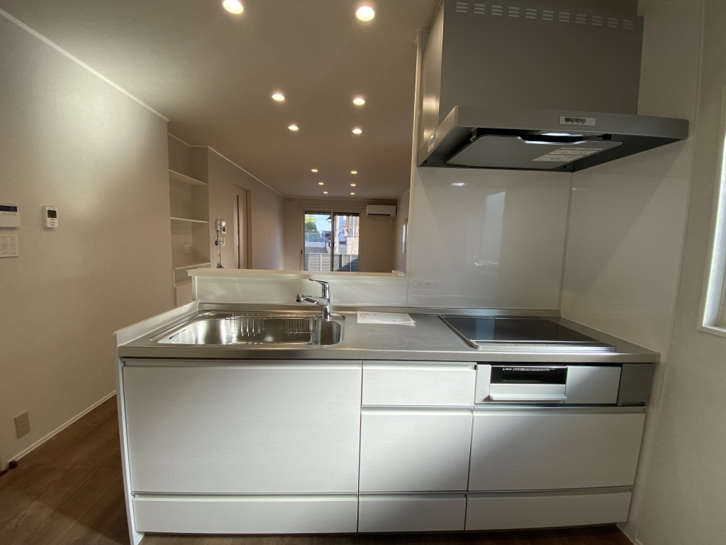 松ノ内町戸建 南側のキッチン