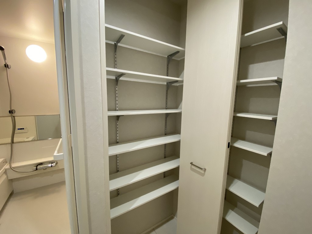 松ノ内町戸建 南側の収納