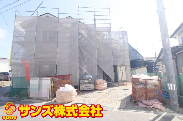 郡山市富久山町八山田字一本橋　　　  １号棟　　　明健小学校、明健中学区　の区画図