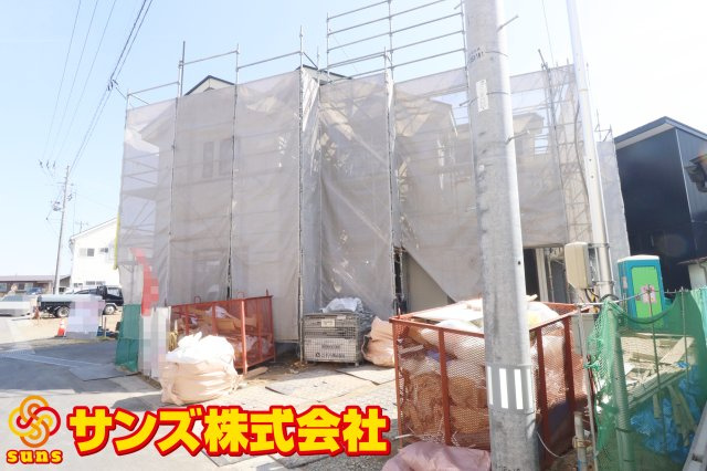 郡山市富久山町八山田字一本橋　　　  １号棟　　　明健小学校、明健中学区　の外観パース|区画全体♪外観CGパース