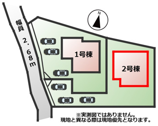 【区画図】 | グラファーレ宇都宮市雀の宮5期　2号棟 | 【全2棟】各号棟の詳細については、お気軽にお問い合わせください♪