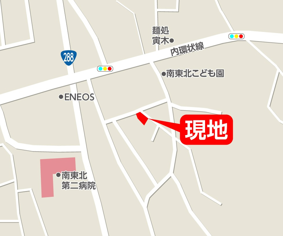 郡山市富久山町八山田字一本橋　　　  ２号棟　　　明健小学校、明健中学区　のその他|案内図