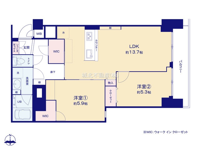 方南ファミリーコーポの間取り