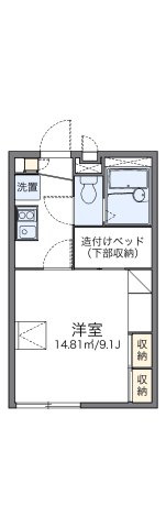 レオパレス西京の間取り