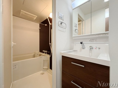 【洗面所】 | ハーモニーレジデンス名古屋今池 | 明るい洗面所です