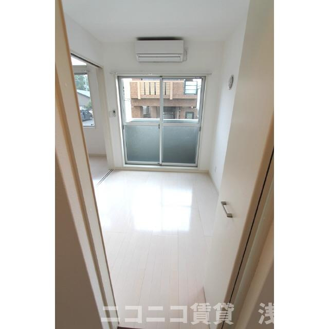 alcasa竹ノ塚のバルコニー