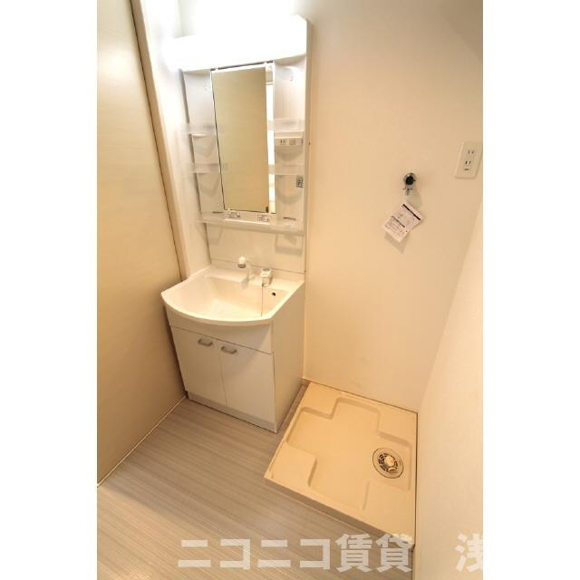 alcasa竹ノ塚の洗面所