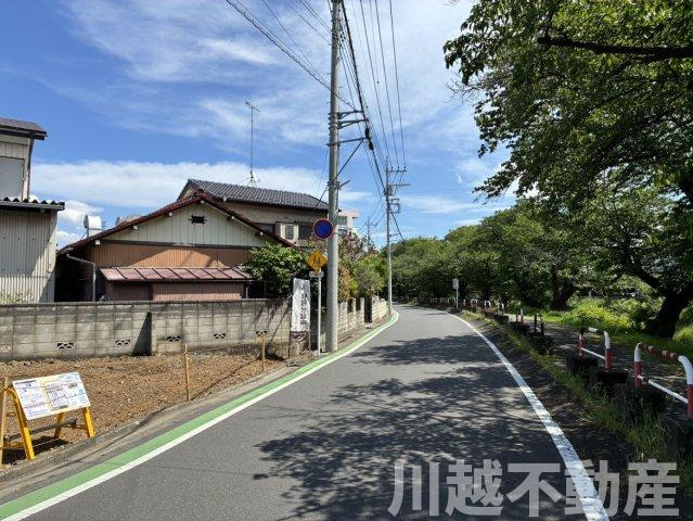 春先には桜が満開の絶景スポットの前面道路含む現地写真|面倒な住宅ローン手続き代行します