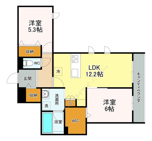 グラン　ヴィラ　エストの間取り