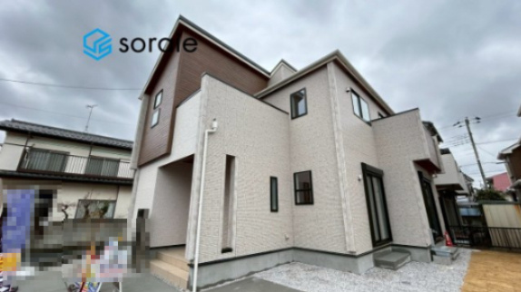 所沢市西狭山ケ丘1丁目　新築戸建　ウッディエの外観|令和8年2月26日撮影。