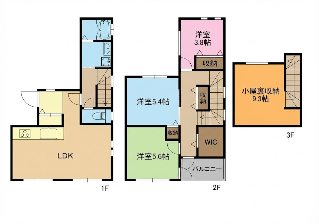 船橋市芝山7丁目戸建ての間取り