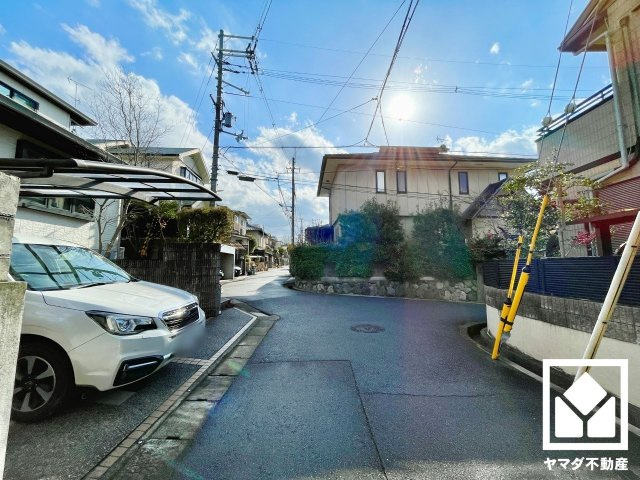 伏見区深草大亀谷万帖敷町の前面道路含む現地写真