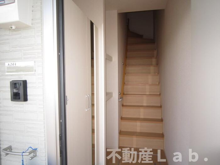 アムール城南　A棟の玄関