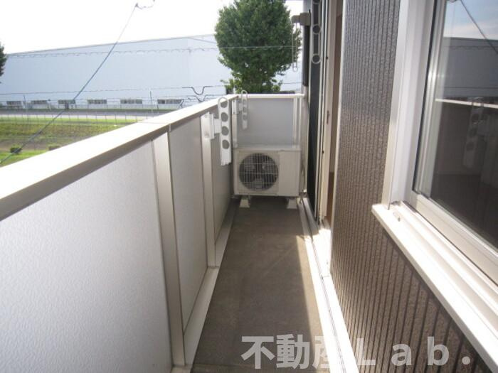 アムール城南　A棟のバルコニー