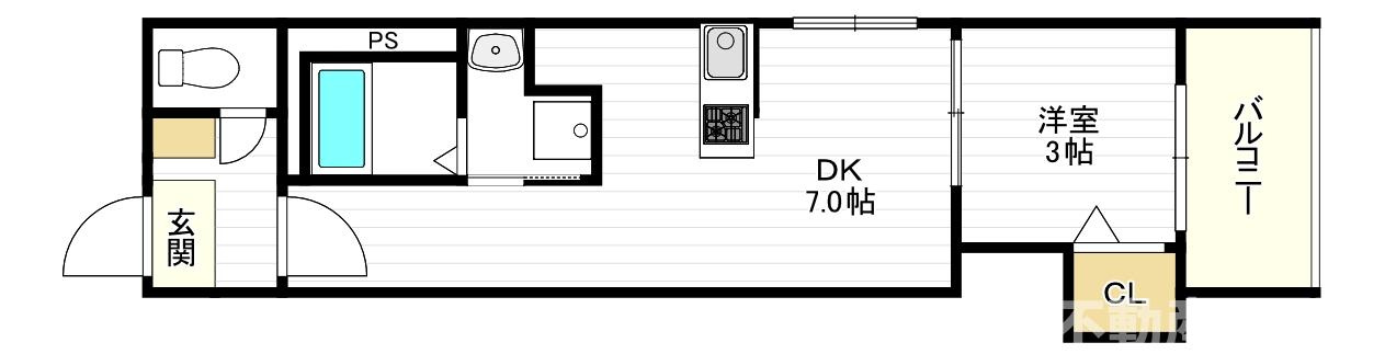ハーモニーテラス杭全Ⅱの間取り