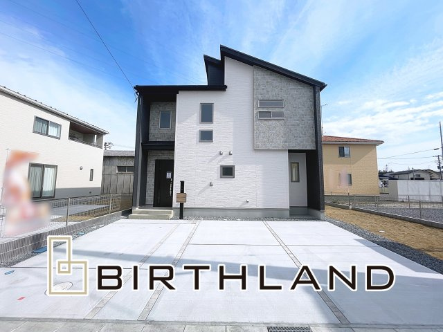 新築戸建・新築建売　郡山市芳賀三丁目　芳賀小・第四中の外観|〈4号棟〉完成いたしました！内覧可能です♪お気軽にお問い合わせください(^^)/