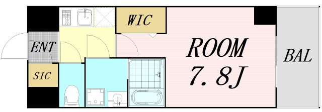 ファーストフィオーレ江坂ラディール　仲介手数料無料の間取り