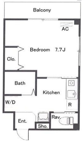 The Court清澄庭園の間取り