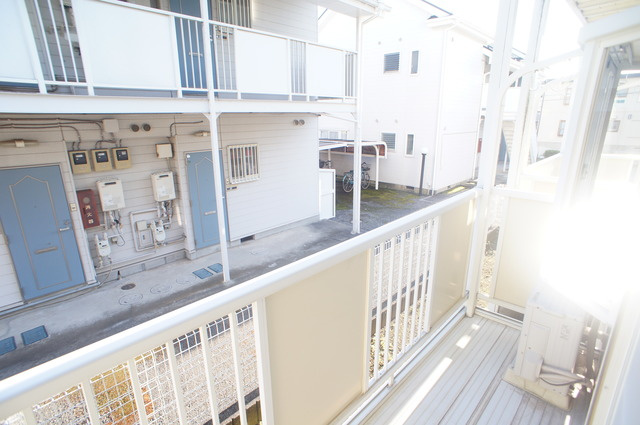 未貴ハイムＢ棟の展望|周辺は静かな住宅地です。