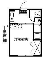 小金井市東町３丁目のアパートの間取り