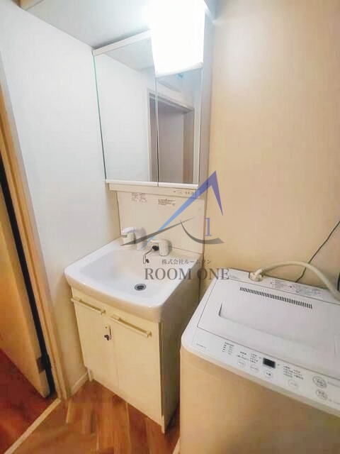 マンションK2の洗面所|洗面台です。