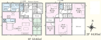 【間取り】 | 白河市蛇石新築一戸建て6棟