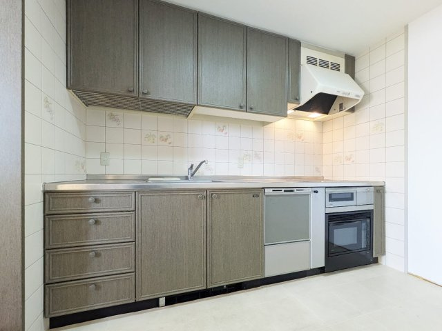 桜宮リバーシティ・ウォータータワープラザのキッチン|お料理しやすいキッチンです