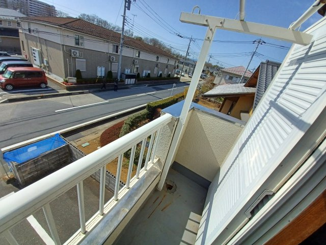 セゾン松原A棟のバルコニー|バルコニー付きです