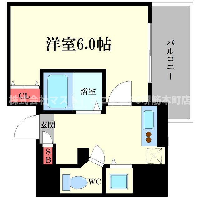 プレサンス天満ステーションフロントの間取り