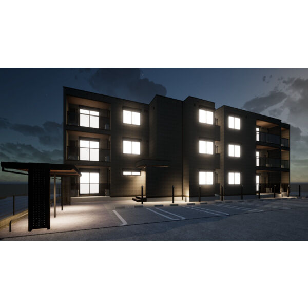 uno　y　solo（ウノ　イ　ソロ）の外観パース