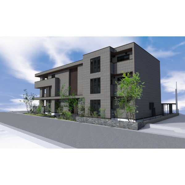 uno　y　solo（ウノ　イ　ソロ）の外観パース