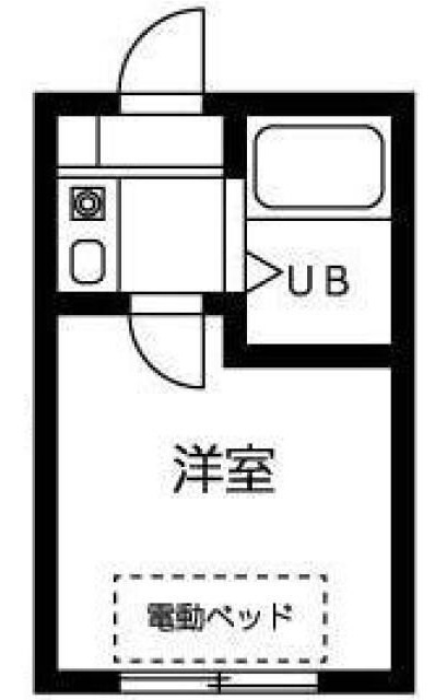 第16紀州ハイツの間取り|間取りです。