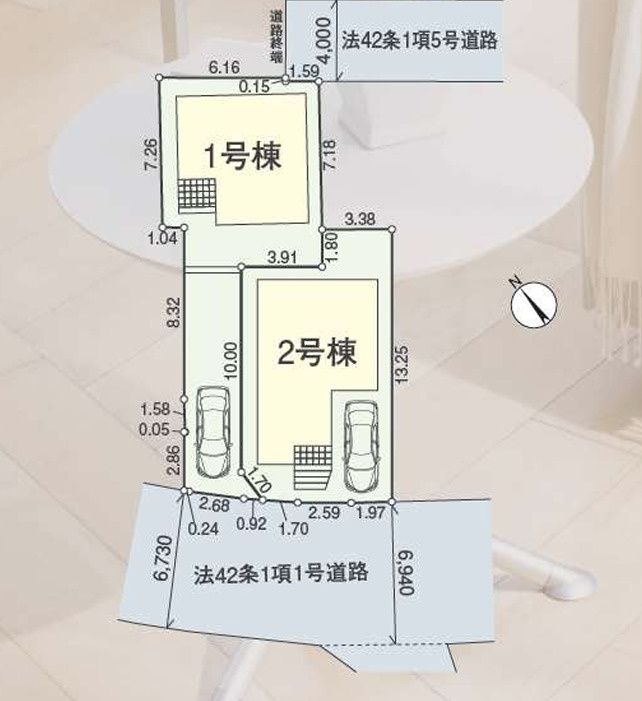 新築/朝霞市宮戸3丁目の区画図