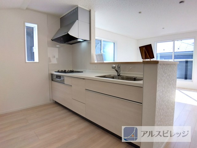新築/朝霞市宮戸3丁目のキッチン|キッチンでお料理をお楽しみください