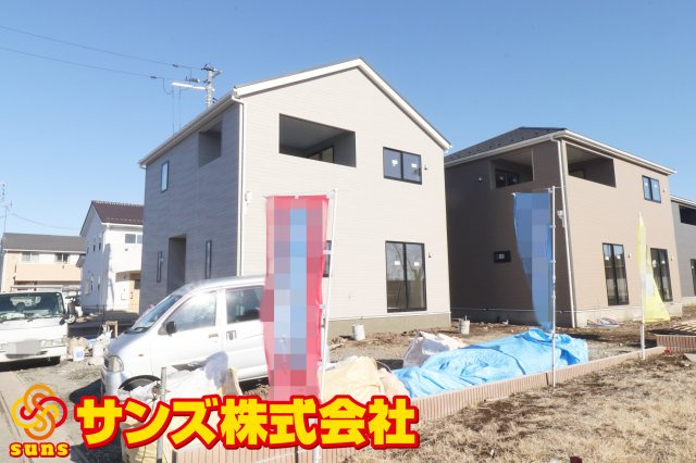 矢吹町八幡町第24　　　１号棟　　　善郷小学校、矢吹中学区の外観|南西側から見た外観