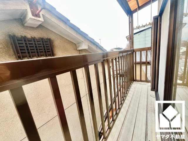 伏見区竹田七瀬川町のバルコニー